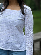 Classic White Hakoba Short top