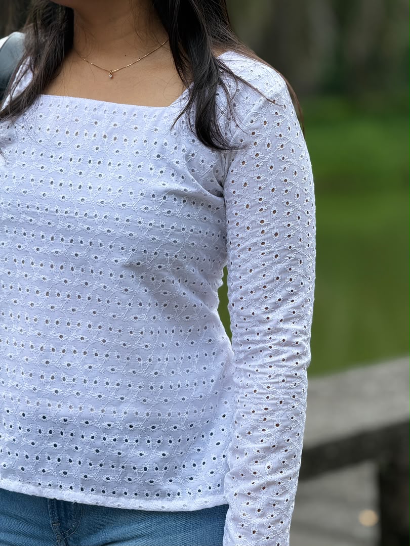 Classic White Hakoba Short top
