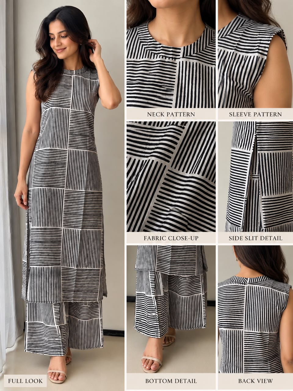 Black and White Co-ord set