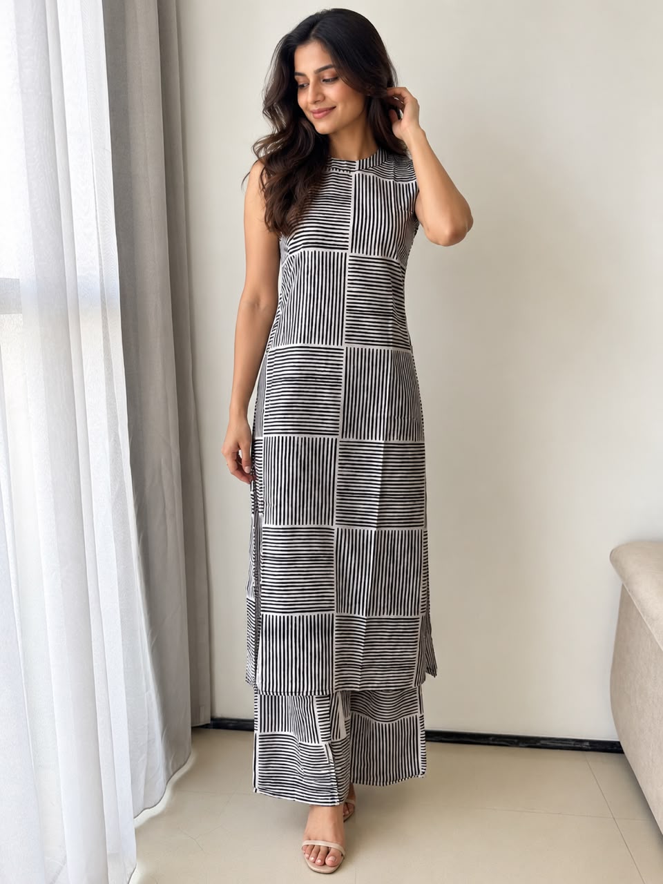 Black and White Co-ord set