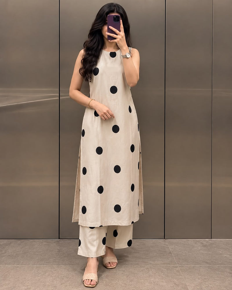 Polka Dot  Co-ord Set