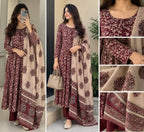 Maroon Heritage Anarkali