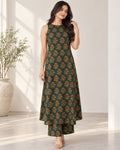 Emerald Green Floral Co-Ord Set