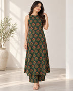 Emerald Green Floral Co-Ord Set