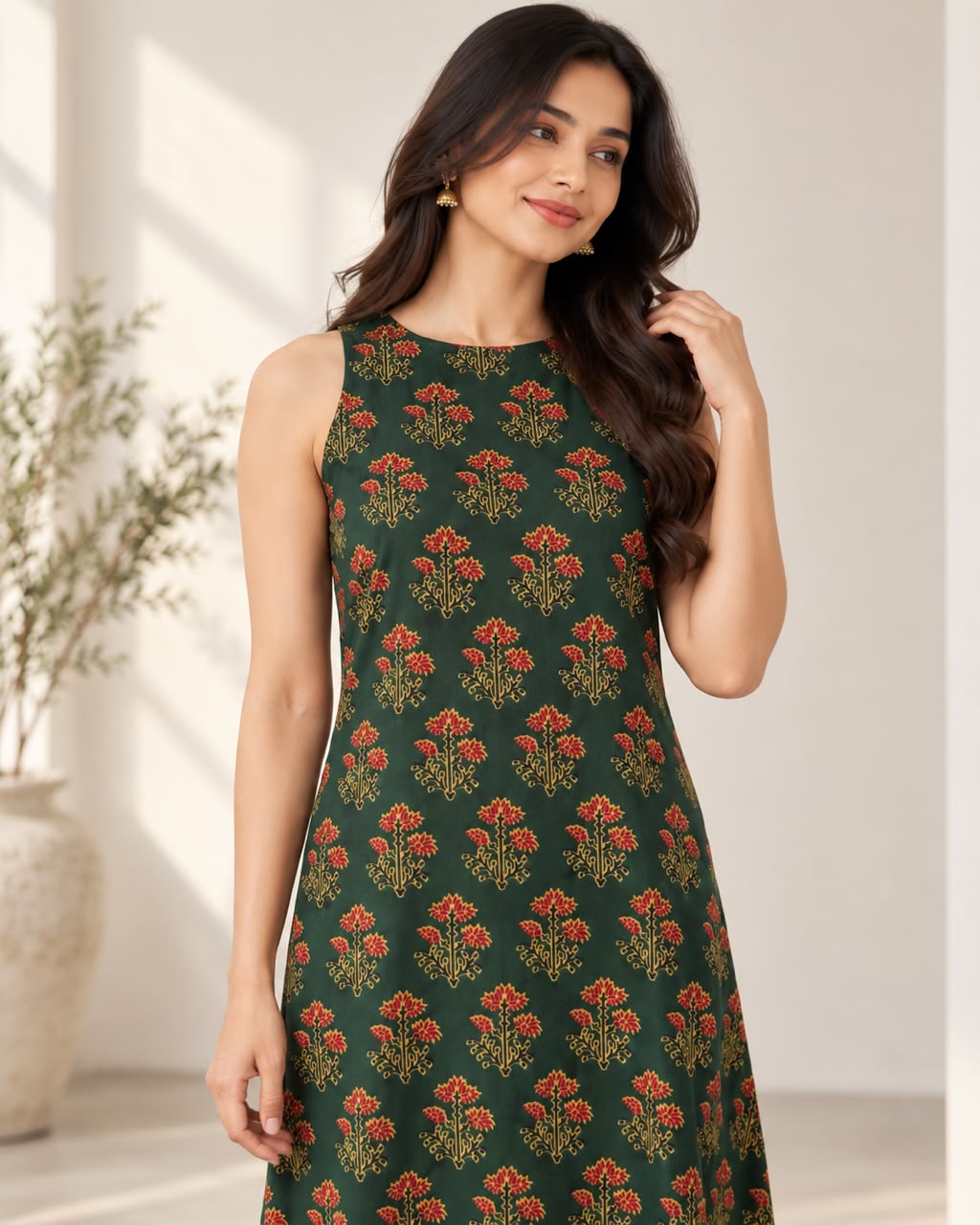 Emerald Green Floral Co-Ord Set