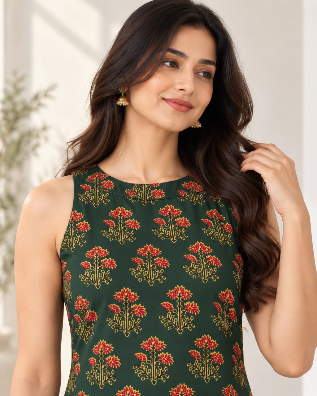 Emerald Green Floral Co-Ord Set