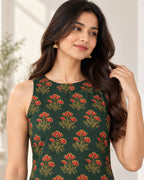 Emerald Green Floral Co-Ord Set