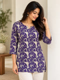 Royal Purple Short Top