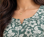 Sage Green Floral Short top