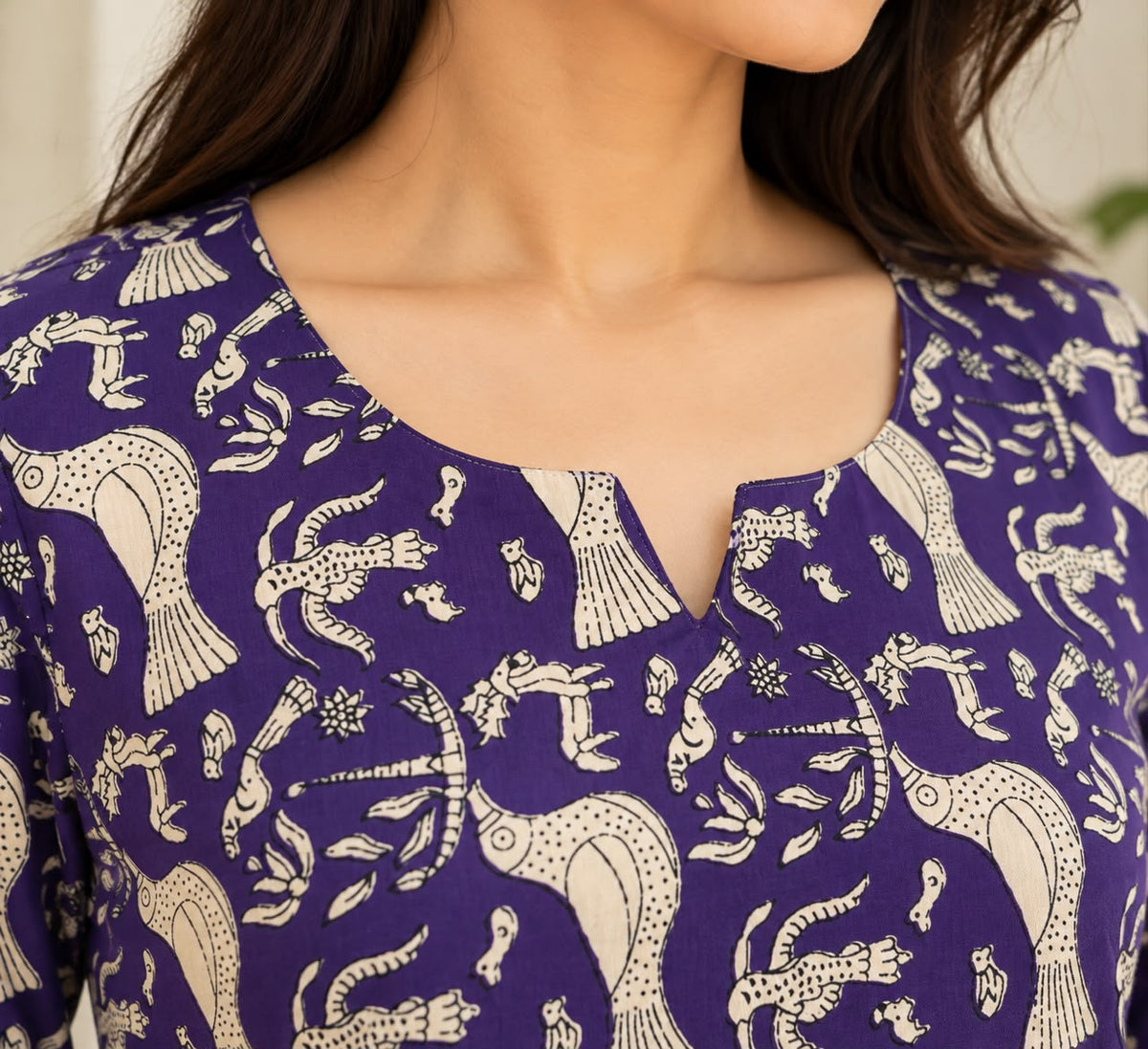 Royal Purple Short Top