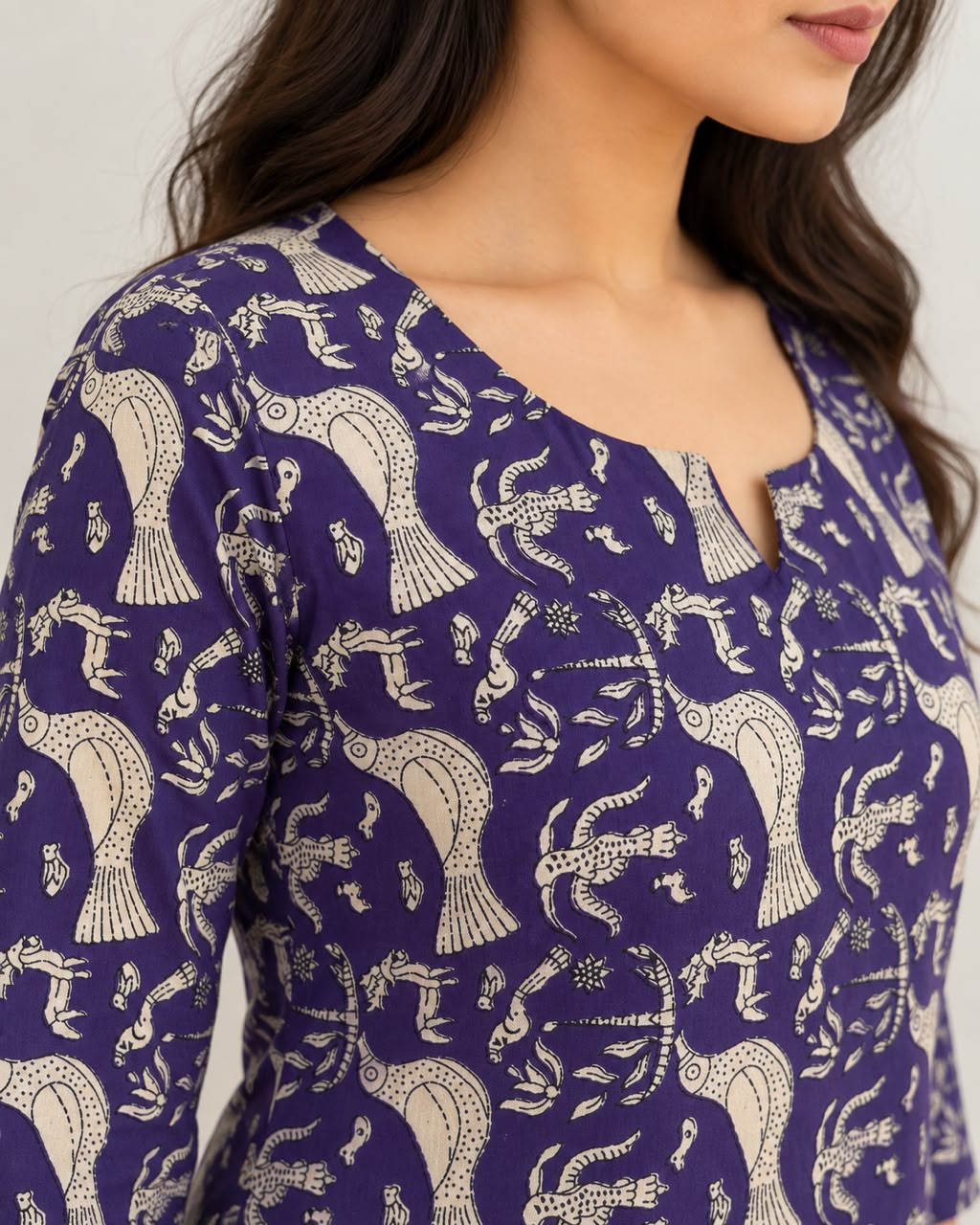 Royal Purple Short Top
