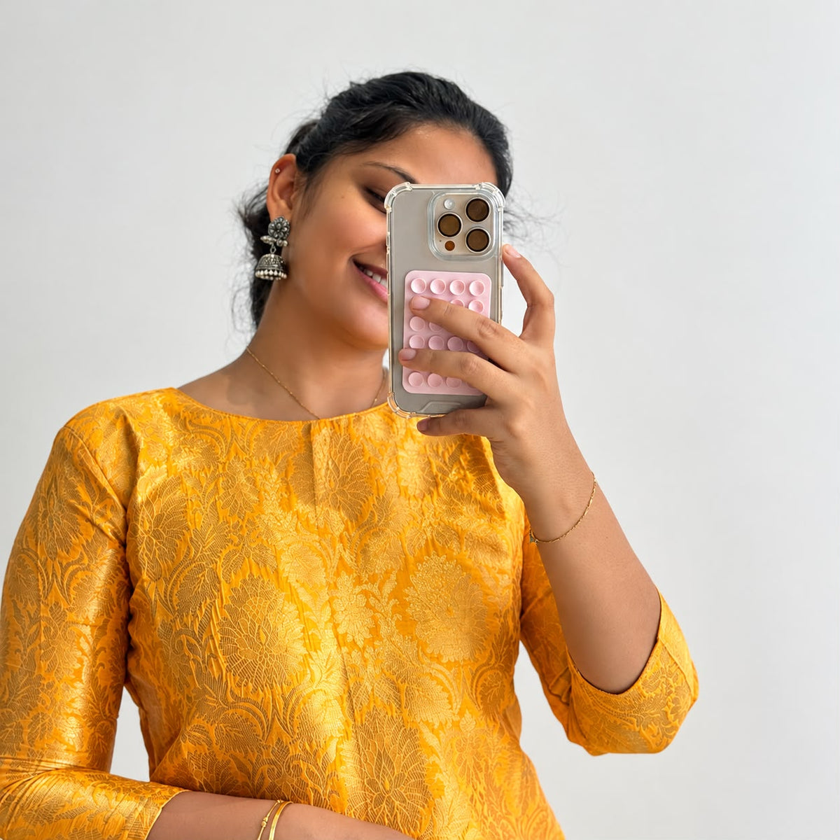 Golden Yellow Banarasi Brocade Suit Set